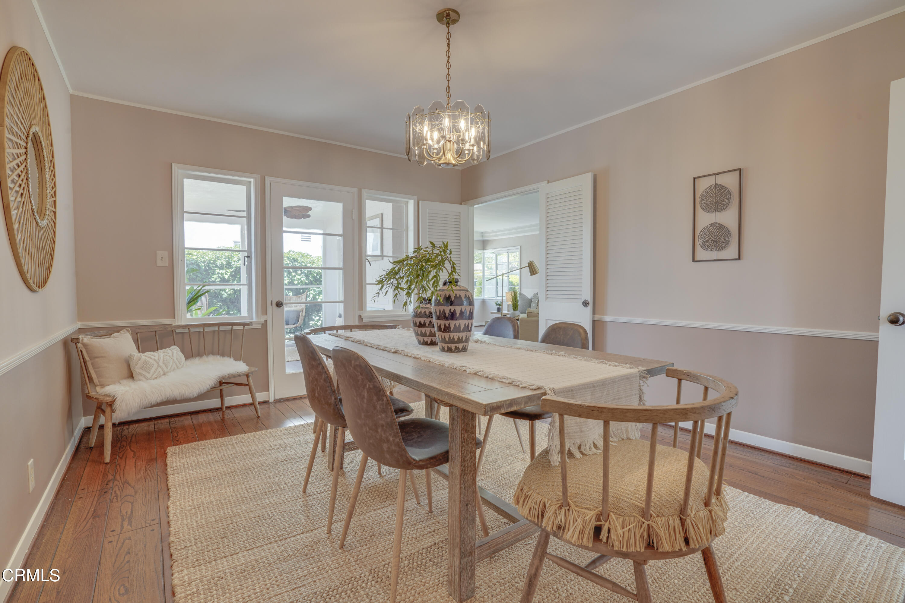 2540 Lambert Drive Pasadena, CA 91107 - Photo 9 of 30 a view of a dining room with furniture window and outside view