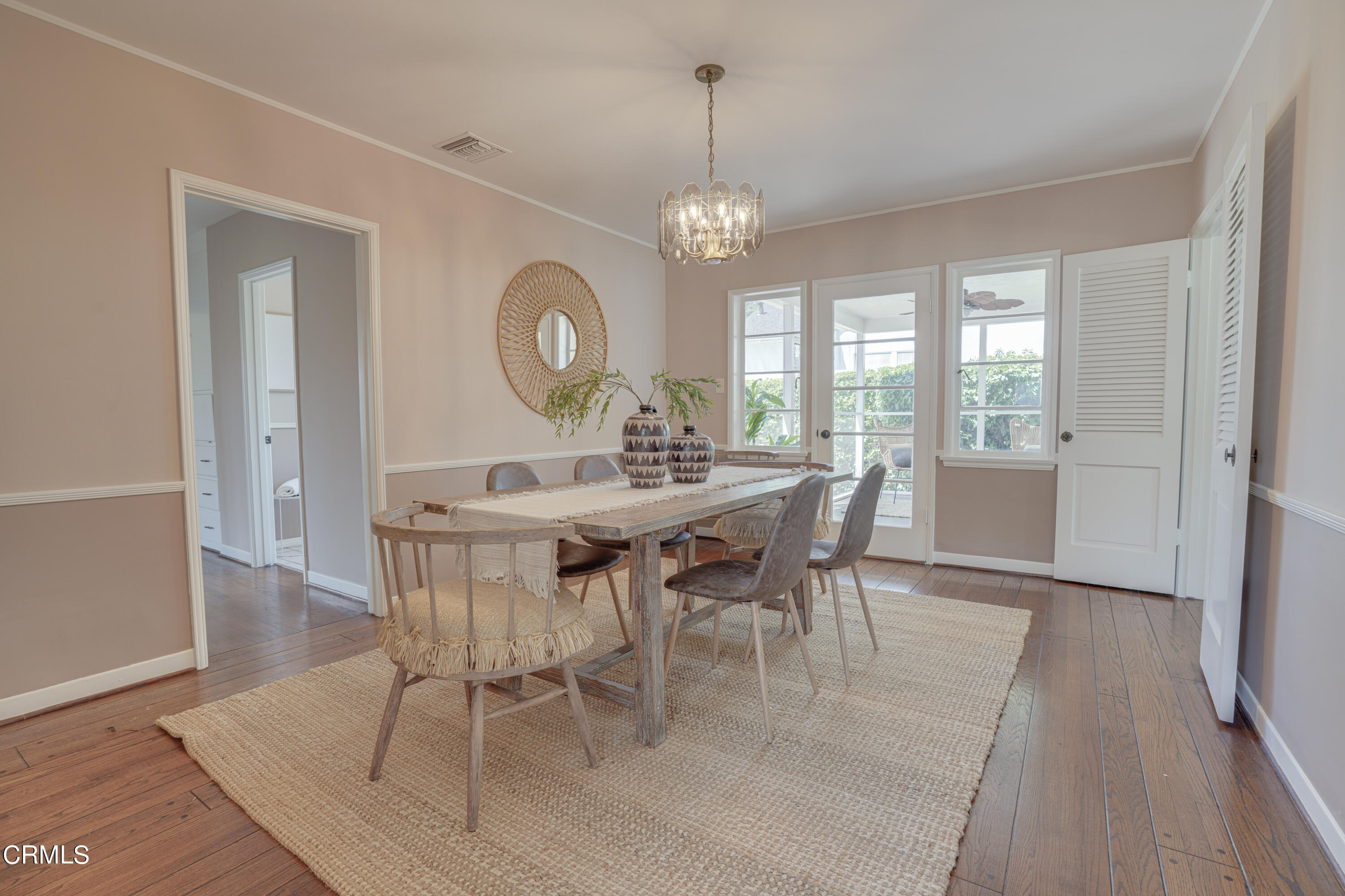 2540 Lambert Drive Pasadena, CA 91107 - Photo 10 of 30 a view of a dining room with furniture window and wooden floor