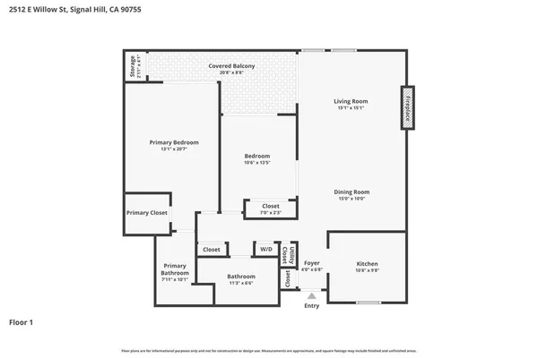 $549,000 | 2512 East Willow Street, Unit 104, Signal Hill, CA 90755