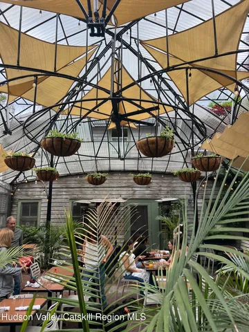 a view of outdoor space with seating area