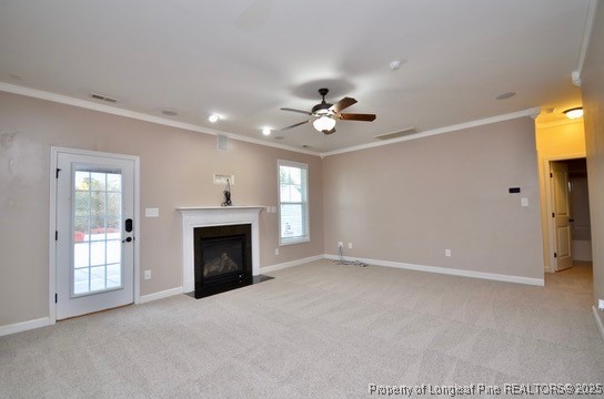 281 Ganton Drive Raeford, NC 28376 - Photo 7 of 50 a view of an empty room with a fireplace
