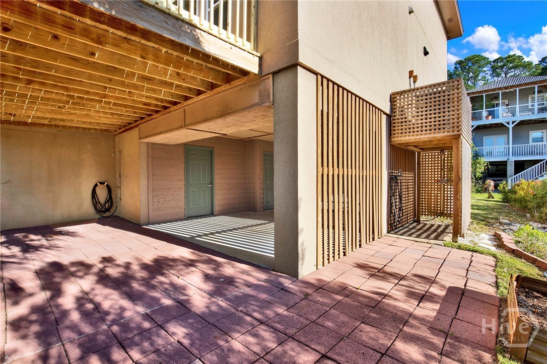 5 Lighthouse Lane, Unit A Tybee Island, GA 31328 - Photo 36 of 40 Outside shower w/ hot & cold water