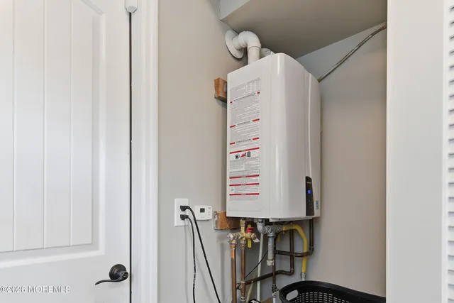 a view of a lake with houses