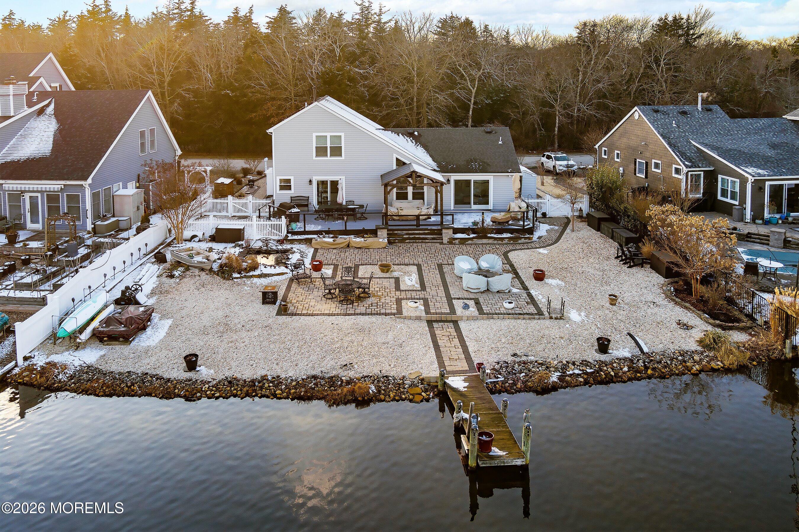 261 Timberlake Drive Manahawkin, NJ 08050 - Photo 43 of 64 an aerial view of a house with garden space and street view