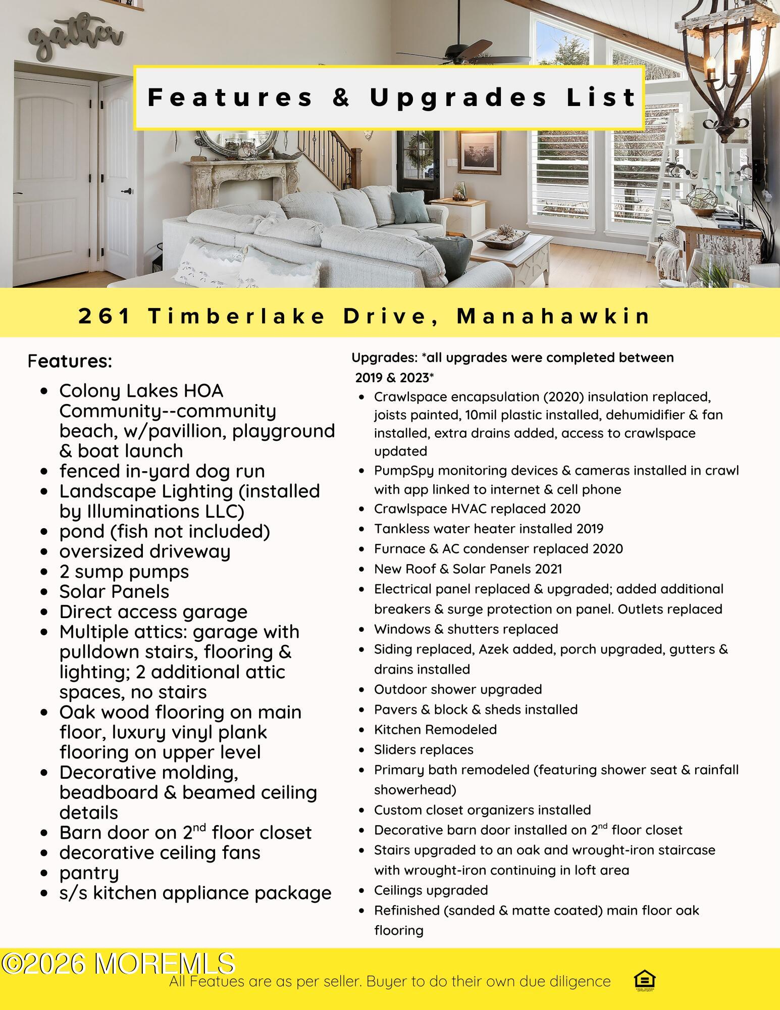 261 Timberlake Drive Manahawkin, NJ 08050 - Photo 61 of 64 _Features List (1)