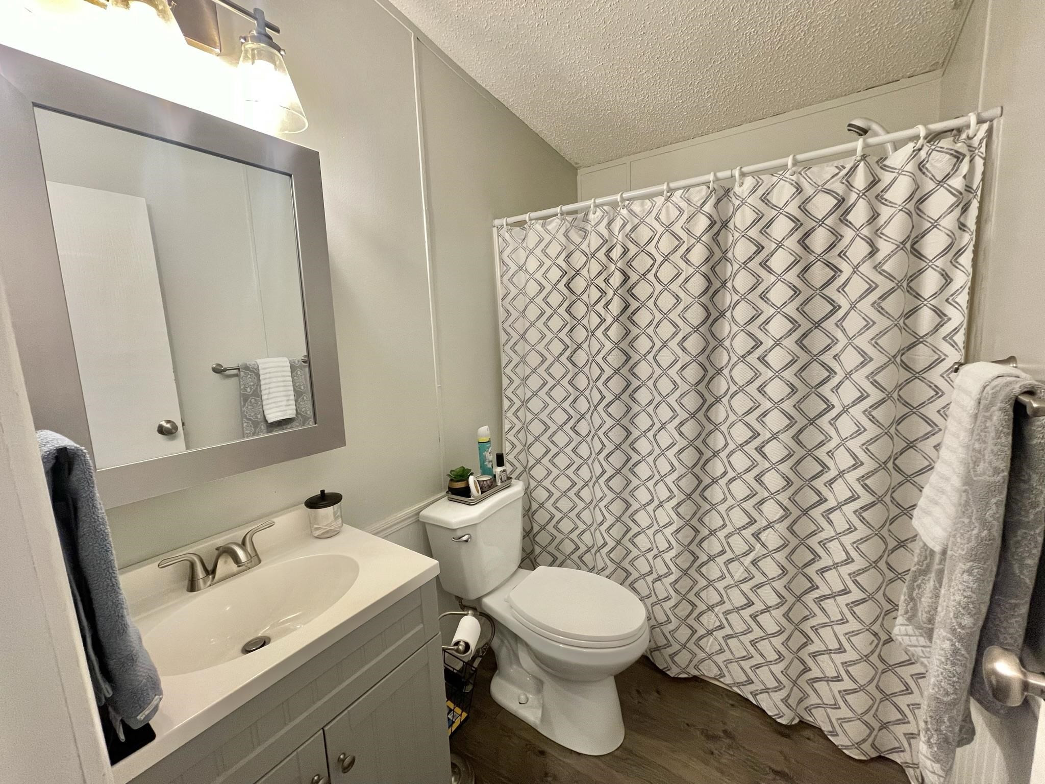 2433 Shiloh Church Road Roxboro, NC 27574 - Photo 16 of 26 a bathroom with a sink and a mirror