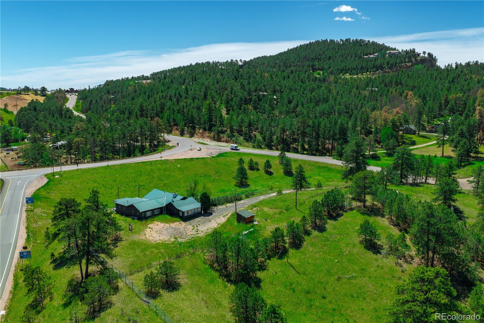 29793 Ruby Ranch Road Evergreen, CO 80439 - Photo 27 of 28 a view of a lush green forest