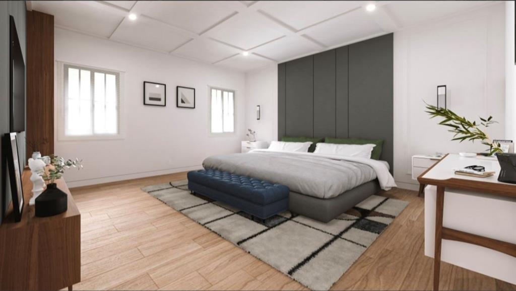 Lot 31 Fox Point Road Quinlan, TX 75474 - Photo 15 of 15 a bedroom with a bed and a potted plant