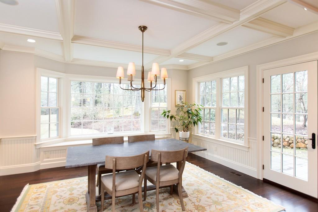 190 Winding River Road Wellesley, MA 02482 - Photo 13 of 18 a view of a dining room with furniture window and wooden floor