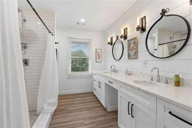 a very nice looking room with a large window