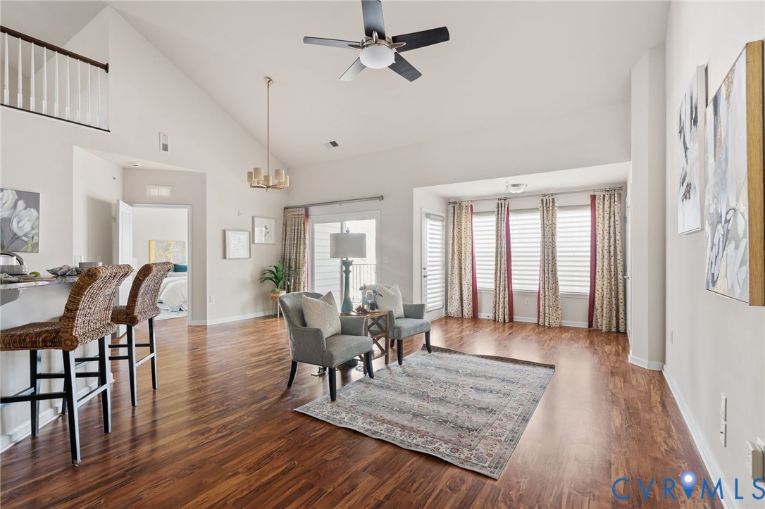 1201 Westwood Village Lane, Unit 402 Midlothian, VA 23114 - Photo 2 of 27 a view of a livingroom and dining room