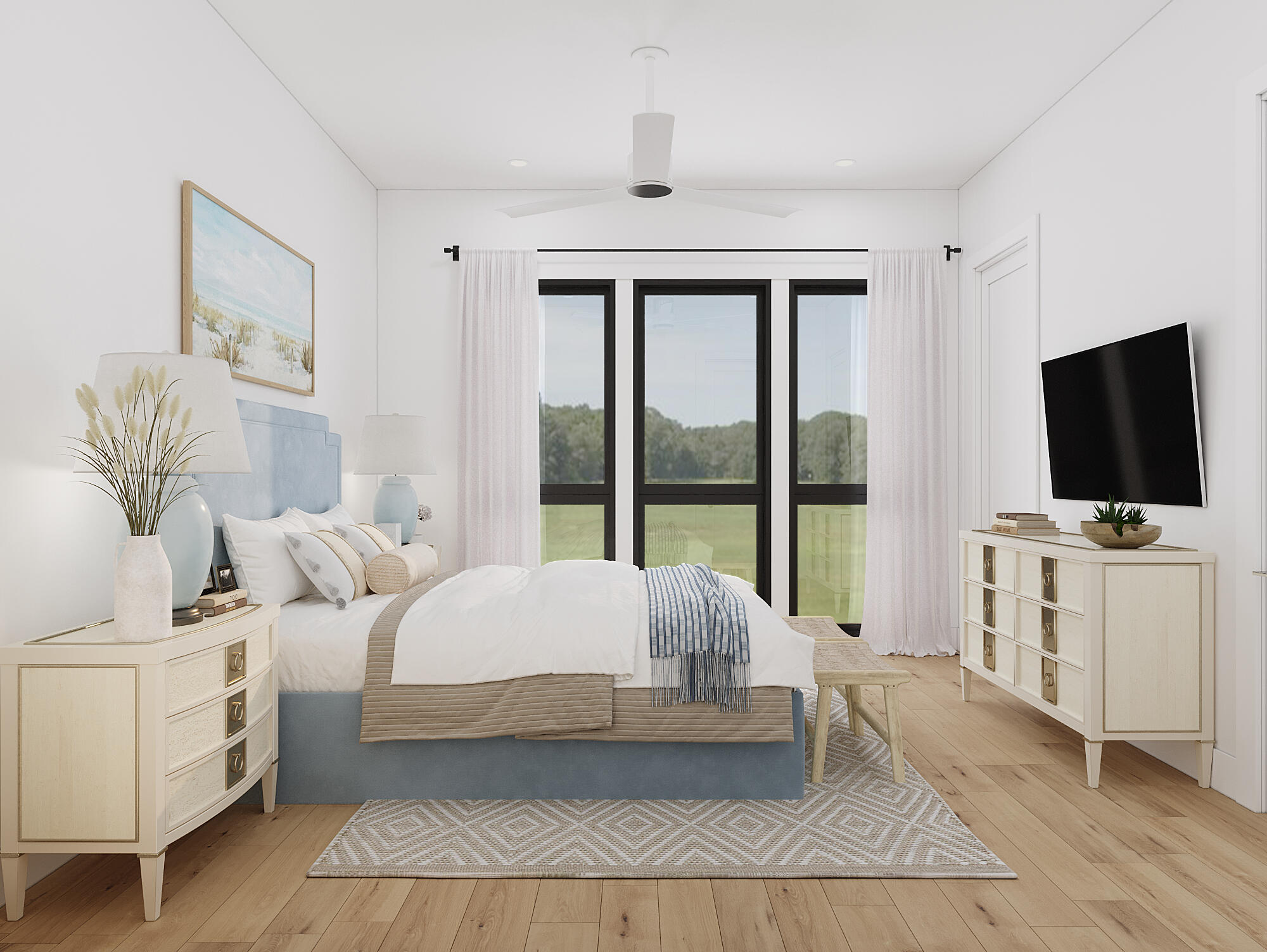 146 Cypress Drive, Unit 13 Santa Rosa Beach, FL 32459 - Photo 7 of 29 a living room with furniture and a flat screen tv