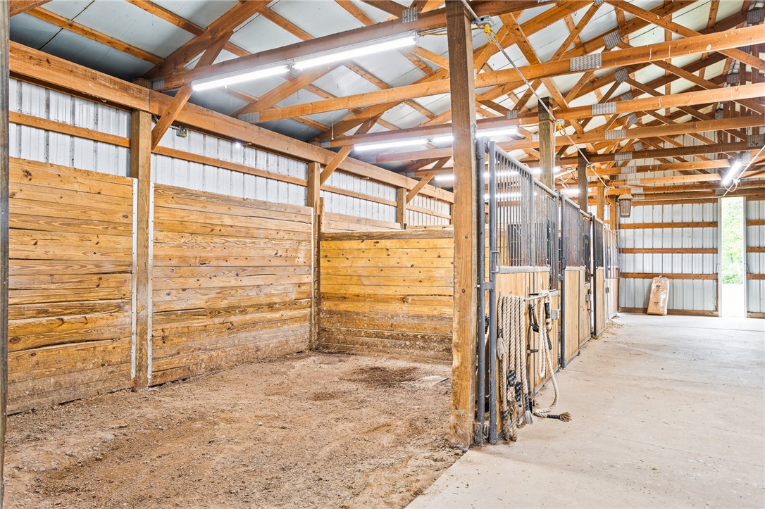 4222 Ramsey Road Springfield, OH 45502 - Photo 64 of 79 This spacious barn provides ample room and durable construction for equine care and activities.