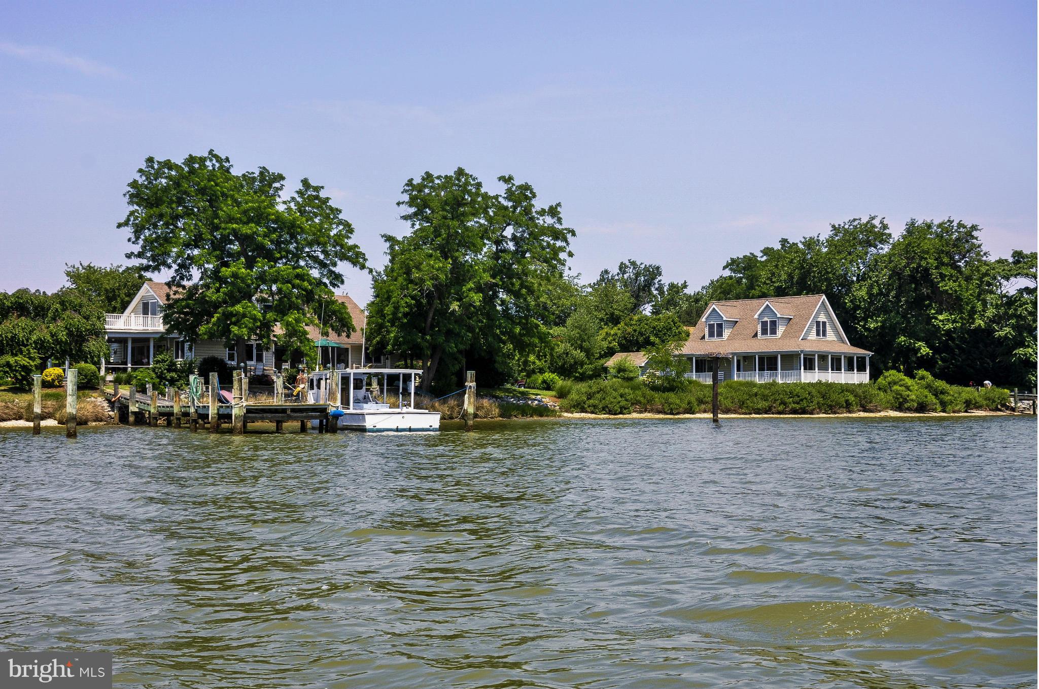 8503 Sewell Point Road Wittman, MD 21676 - Photo 7 of 30 Left to Right view of house, pier, studio
