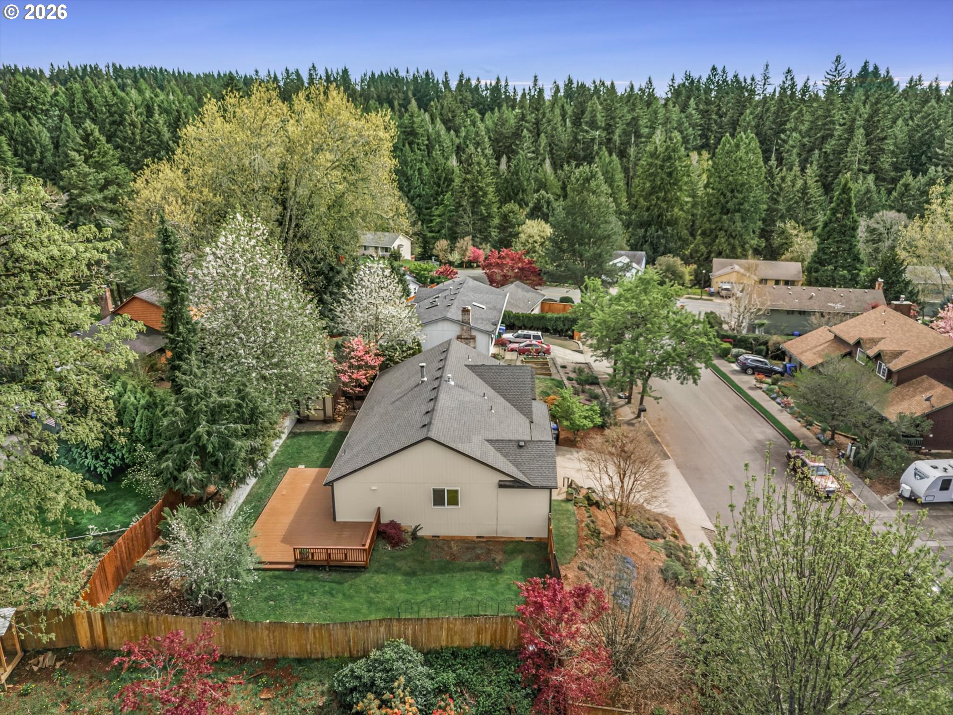 17200 Littlepage Avenue Sandy, OR 97055 - Photo 43 of 47 an aerial view of a house with yard