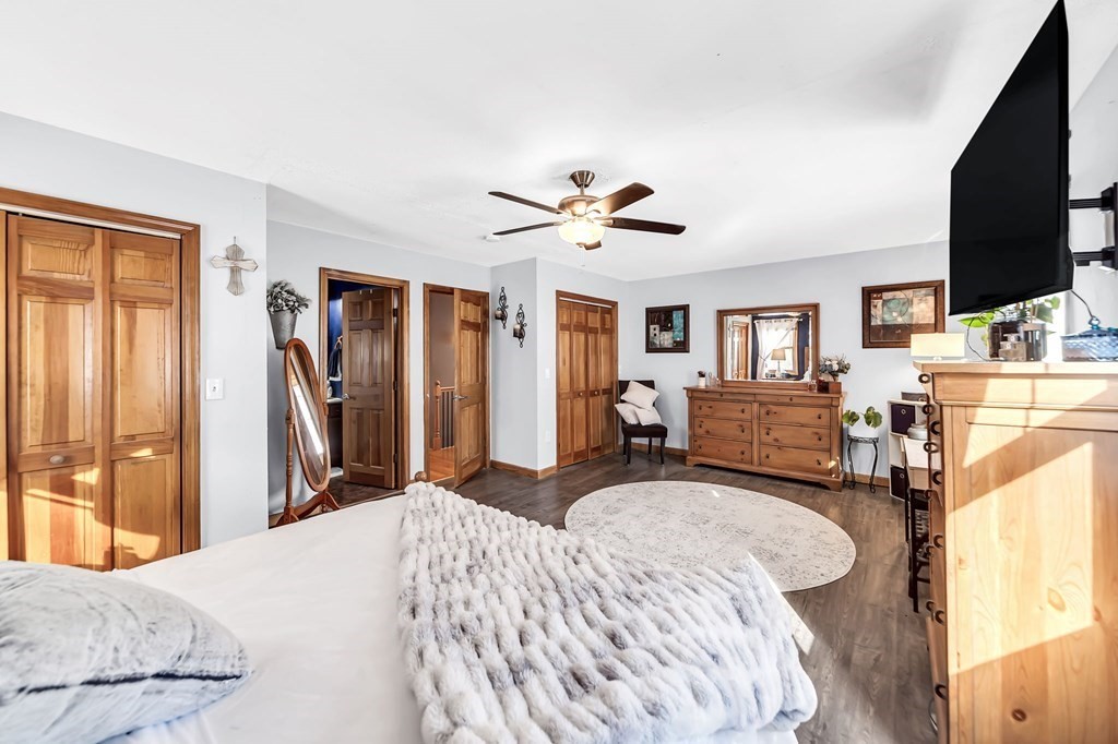 5 Pine Knoll Road Southwick, MA 01077 - Photo 17 of 40 a bed room with a bed and a television