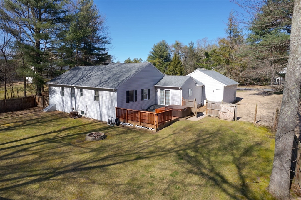5 Pine Knoll Road Southwick, MA 01077 - Photo 38 of 40 a view of a house with basketball court