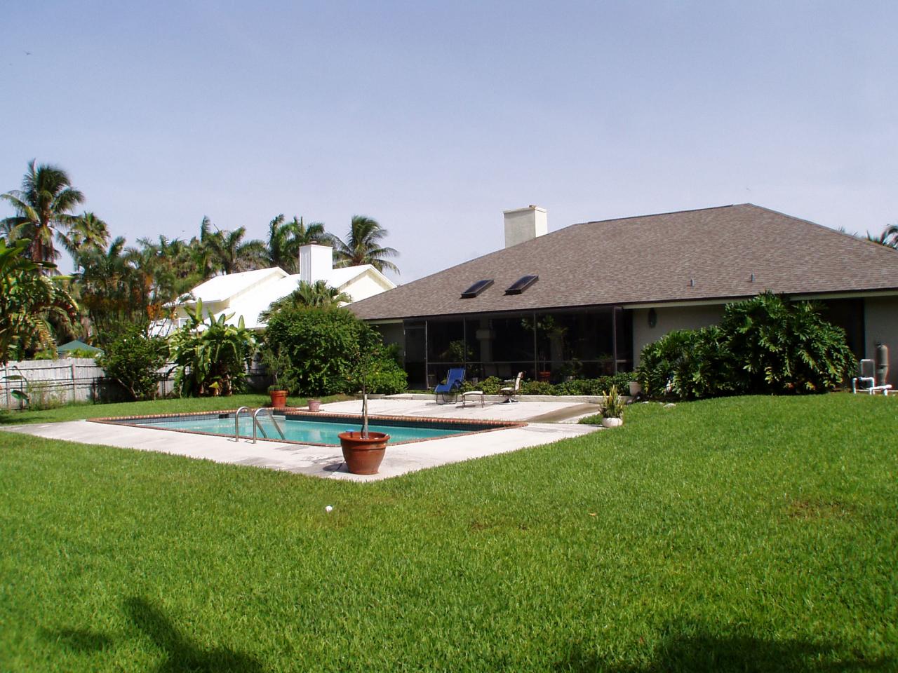 9 Hudson Avenue Ocean Ridge, FL 33435 - Photo 1 of 4 rear exterior & pool