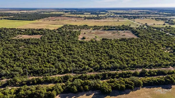 a view of a lake with a city