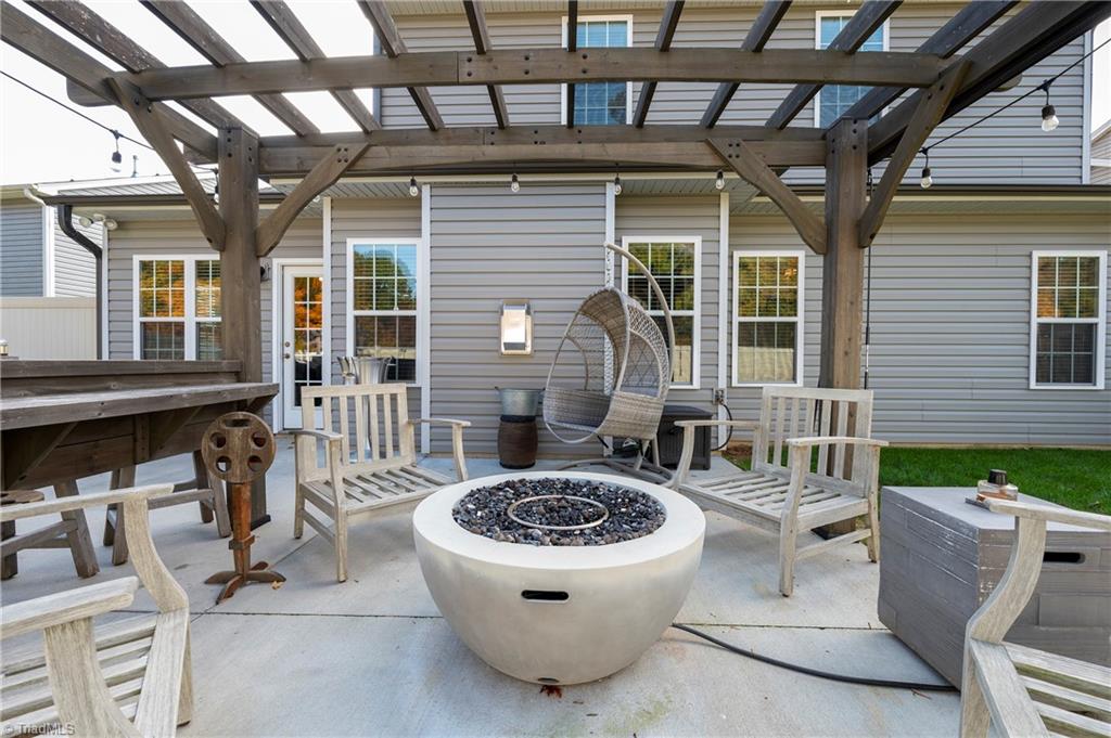 4464 Silo Ridge Clemmons, NC 27012 - Photo 30 of 36 Patio w/ pergola