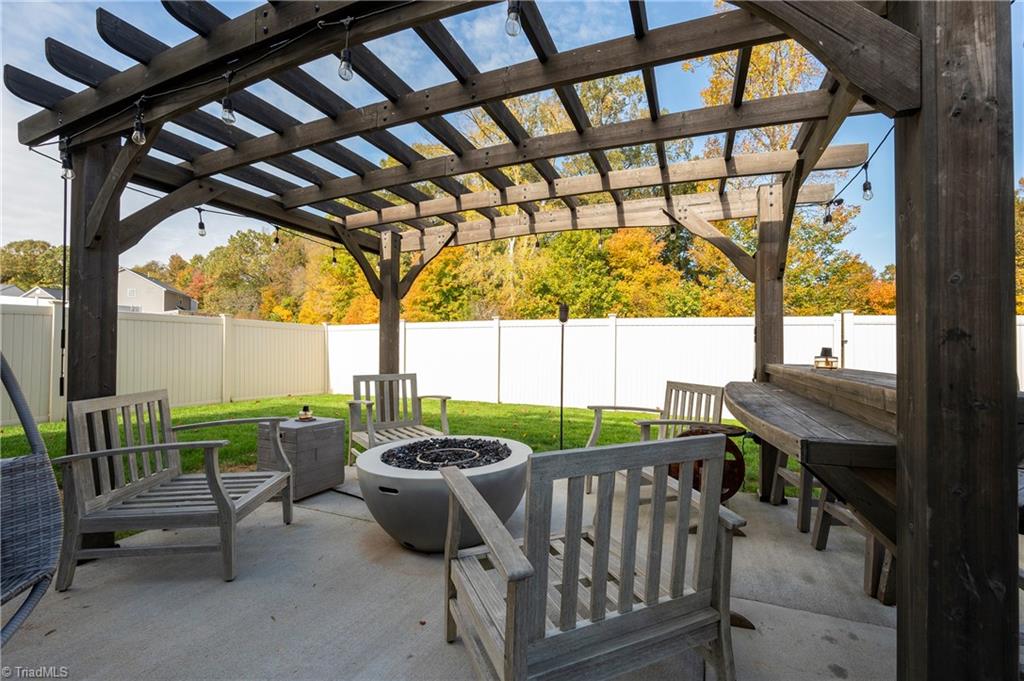 4464 Silo Ridge Clemmons, NC 27012 - Photo 31 of 36 Patio w/pergola
