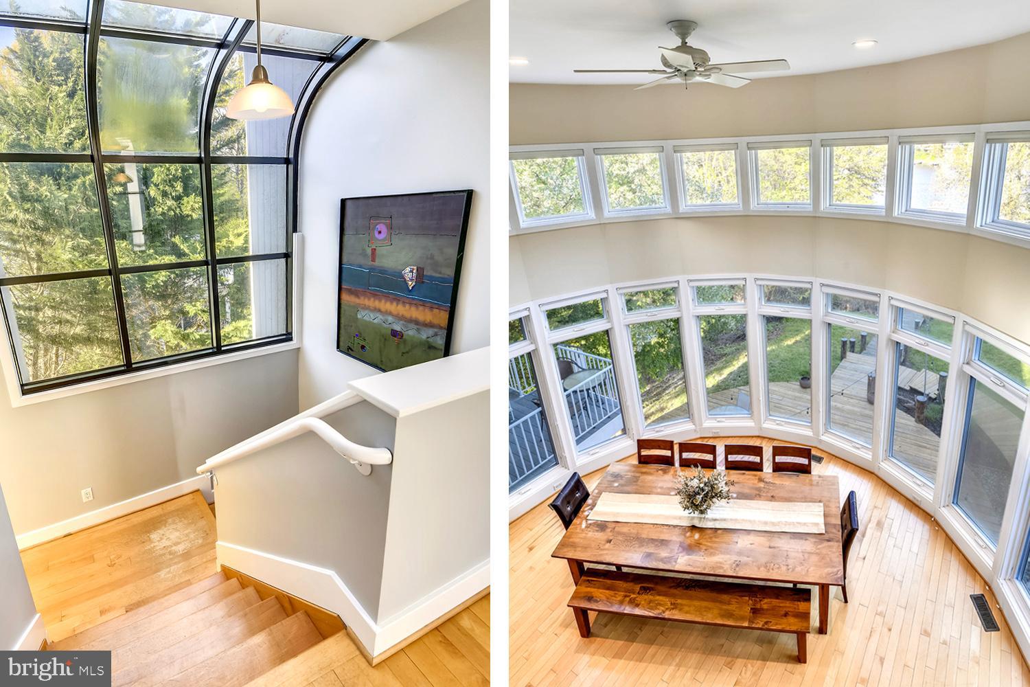 137 Inverness Road Severna Park, MD 21146 - Photo 27 of 46 a view of a balcony with furniture and a floor to ceiling window