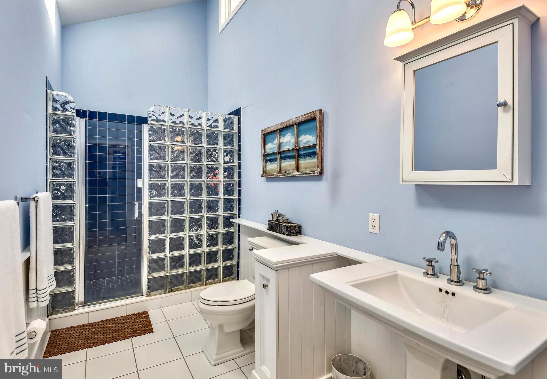 137 Inverness Road Severna Park, MD 21146 - Photo 33 of 46 a bathroom with a sink a toilet and shower