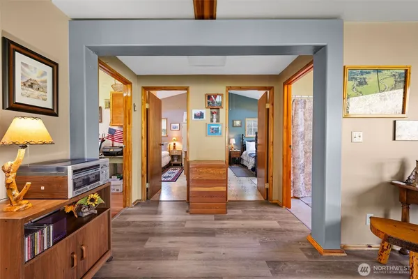 a view of a living room