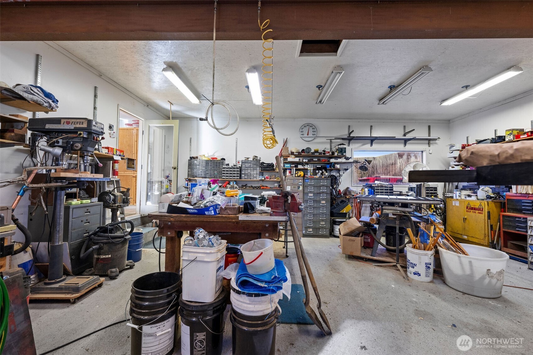 471 Barr Road Grays River, WA 98621 - Photo 38 of 40 a view of a room with gym equipment