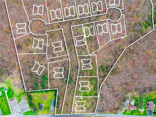 a front view of a building