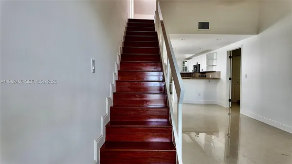 a view of entryway and hall