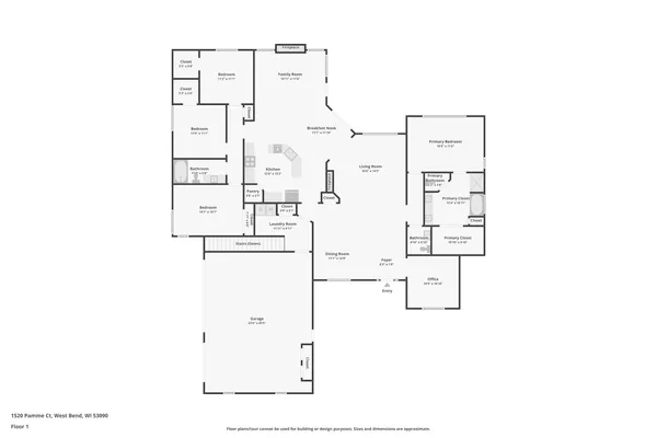 $687,500 | 1520 Pamme Court, West Bend, WI 53090