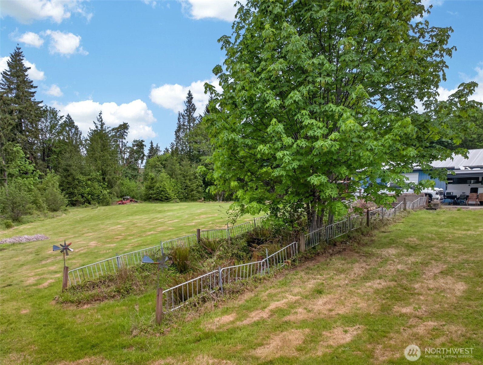 943 Fall Creek Road Longview, WA 98632 - Photo 32 of 40 a view of a yard with an trees