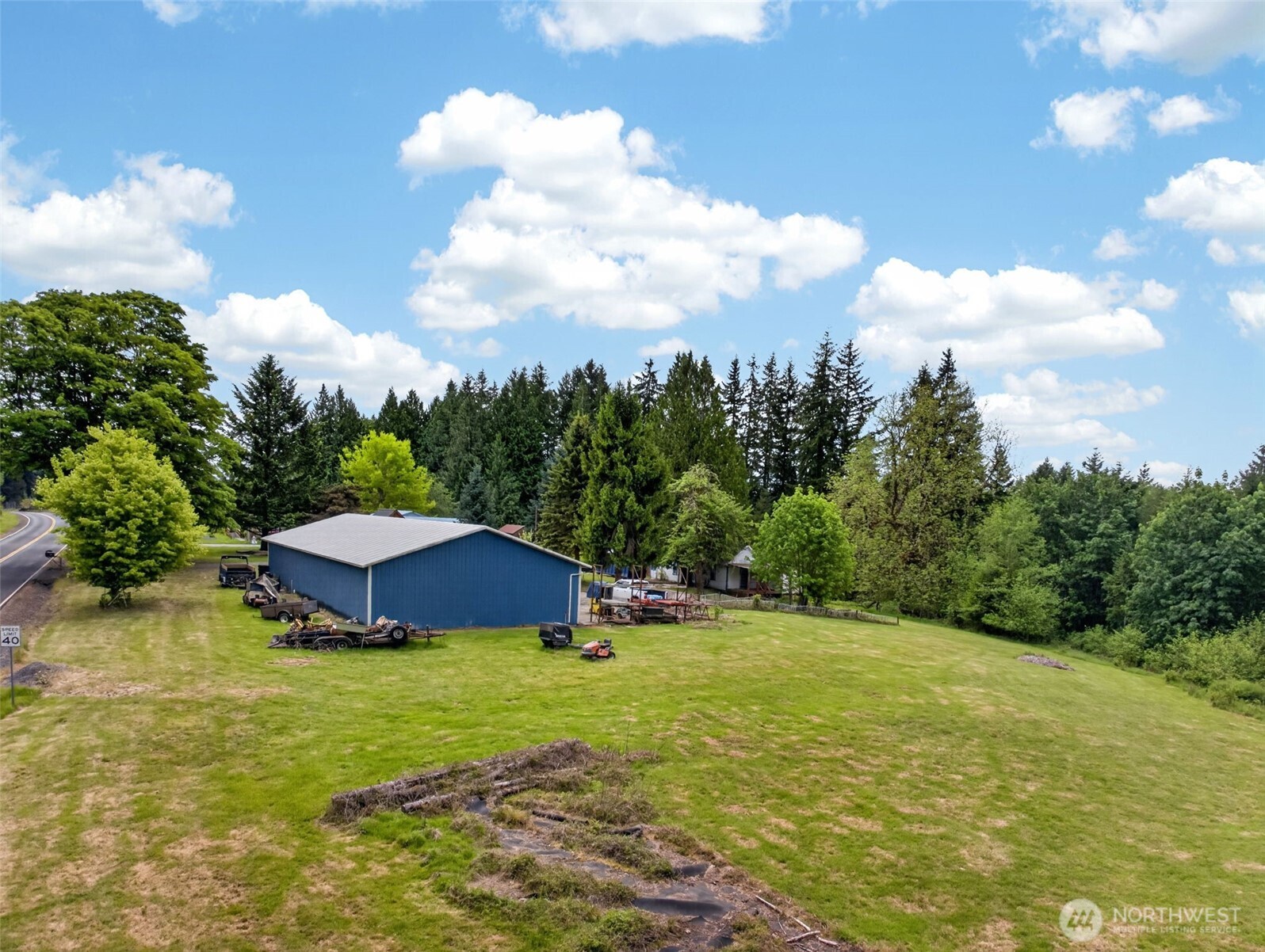 943 Fall Creek Road Longview, WA 98632 - Photo 35 of 40 a view of a lake with a yard