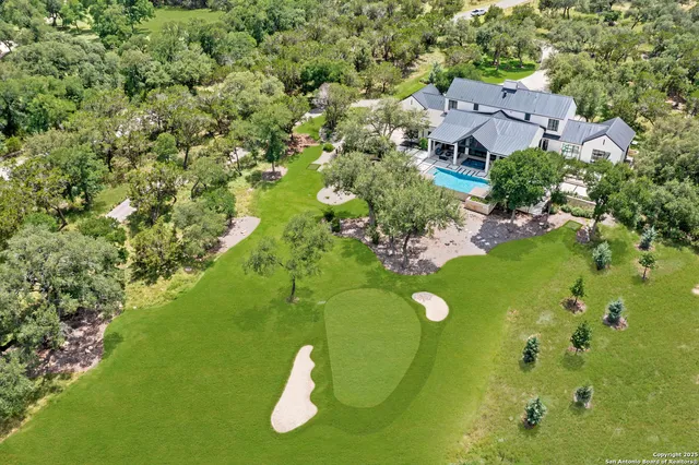 a view of a large garden