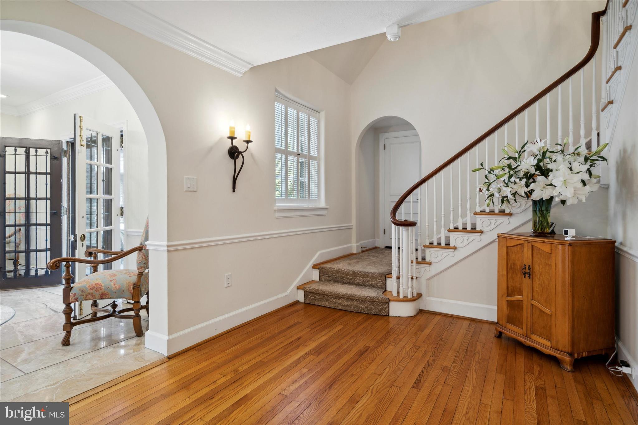 1264 Mill Road Rydal, PA 19046 - Photo 12 of 127 Grand staircase leads to the other wing