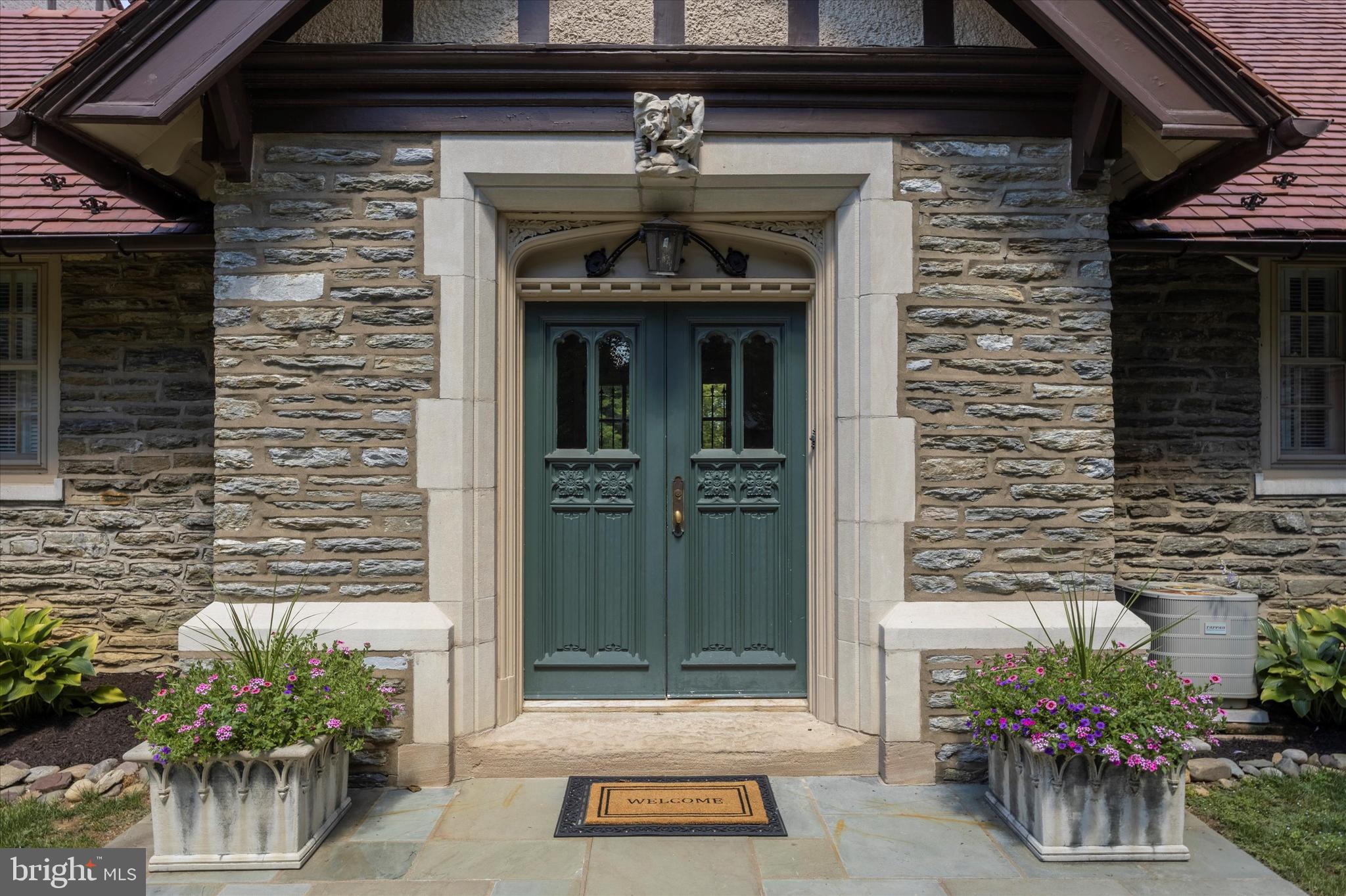 1264 Mill Road Rydal, PA 19046 - Photo 5 of 127 Striking and elegant main door entry