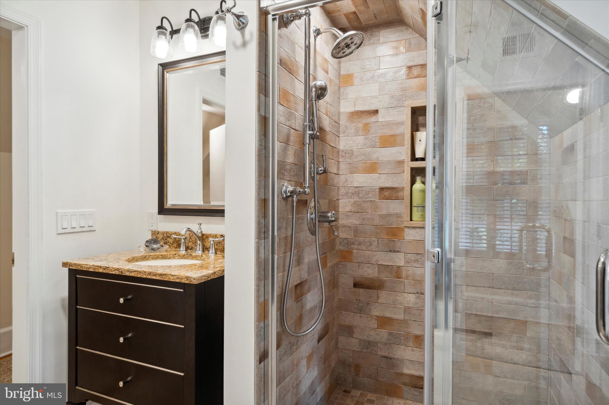 1264 Mill Road Rydal, PA 19046 - Photo 59 of 127 New hall bath, shower with great tile...