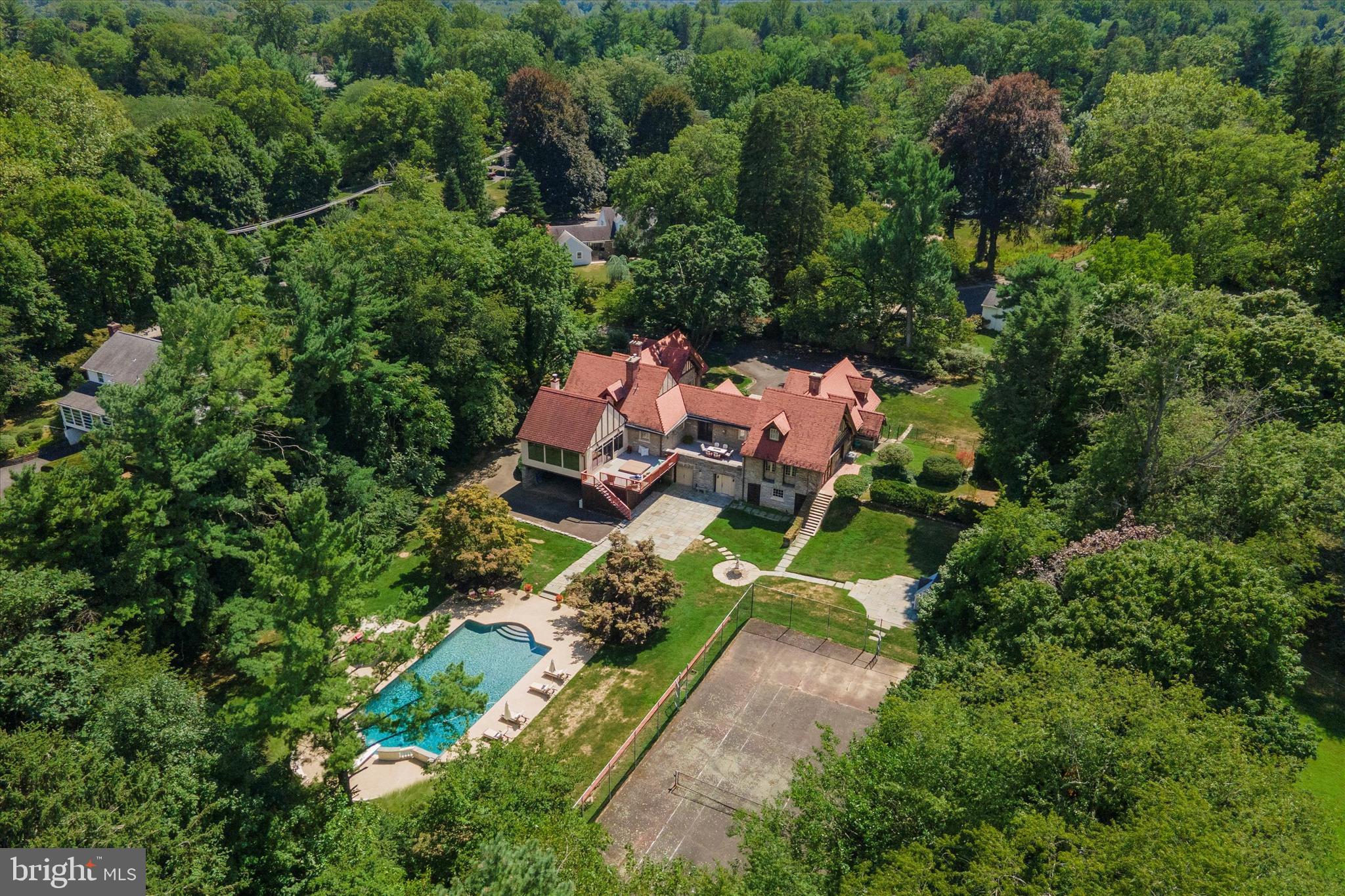 1264 Mill Road Rydal, PA 19046 - Photo 79 of 127 Aerial views of this incredible mini estate
