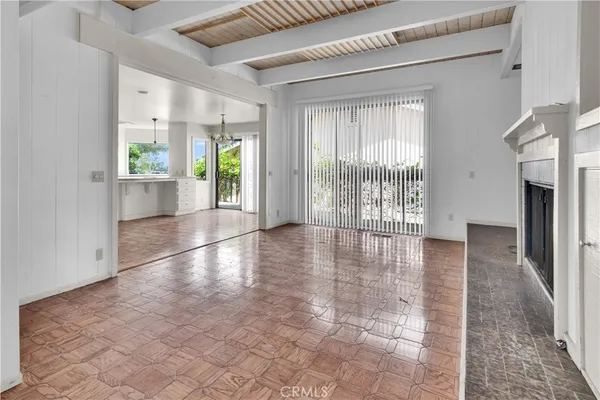 a view interior of a house wooden floor and windows
