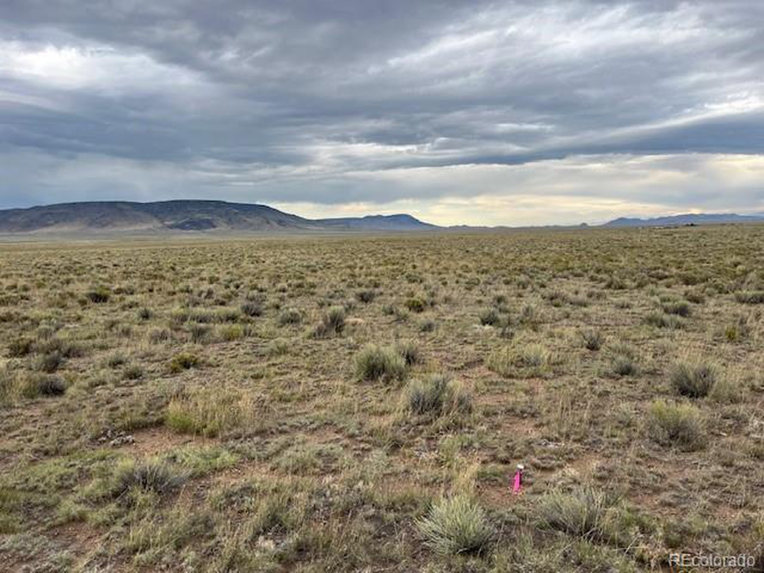 a view of city and mountain