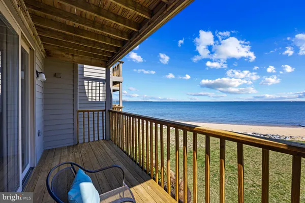 a view of a balcony