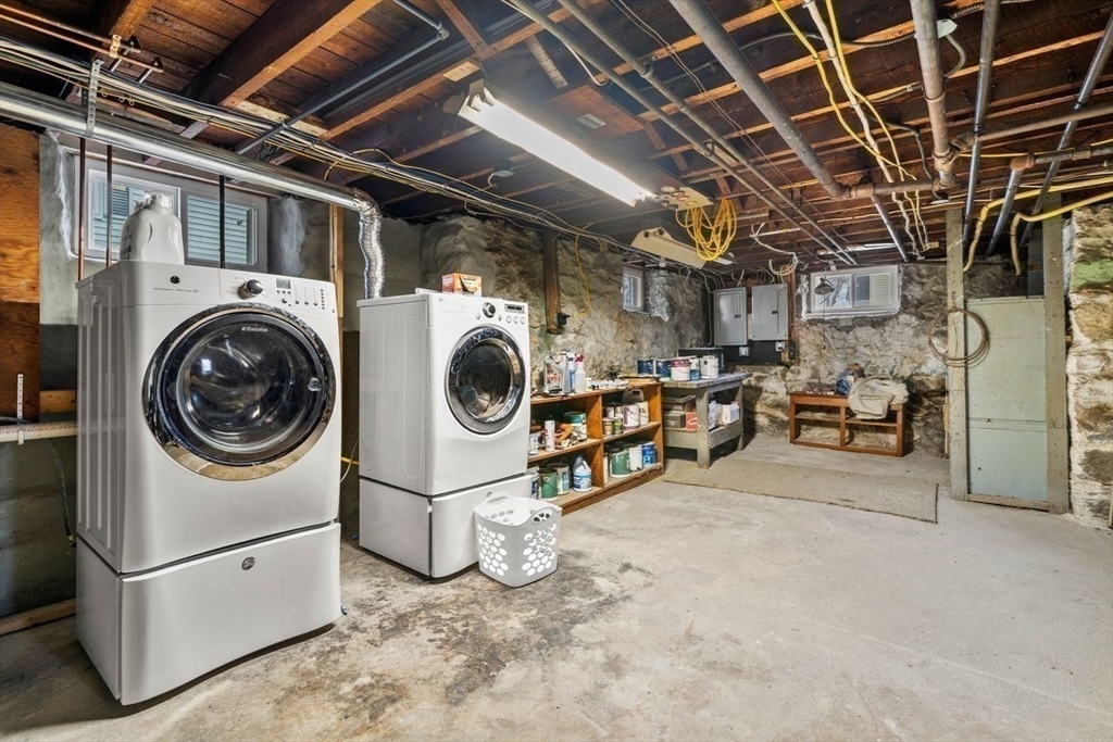 86-88 Maple Avenue North Andover, MA 01845 - Photo 35 of 41 a utility room with dryer and washer