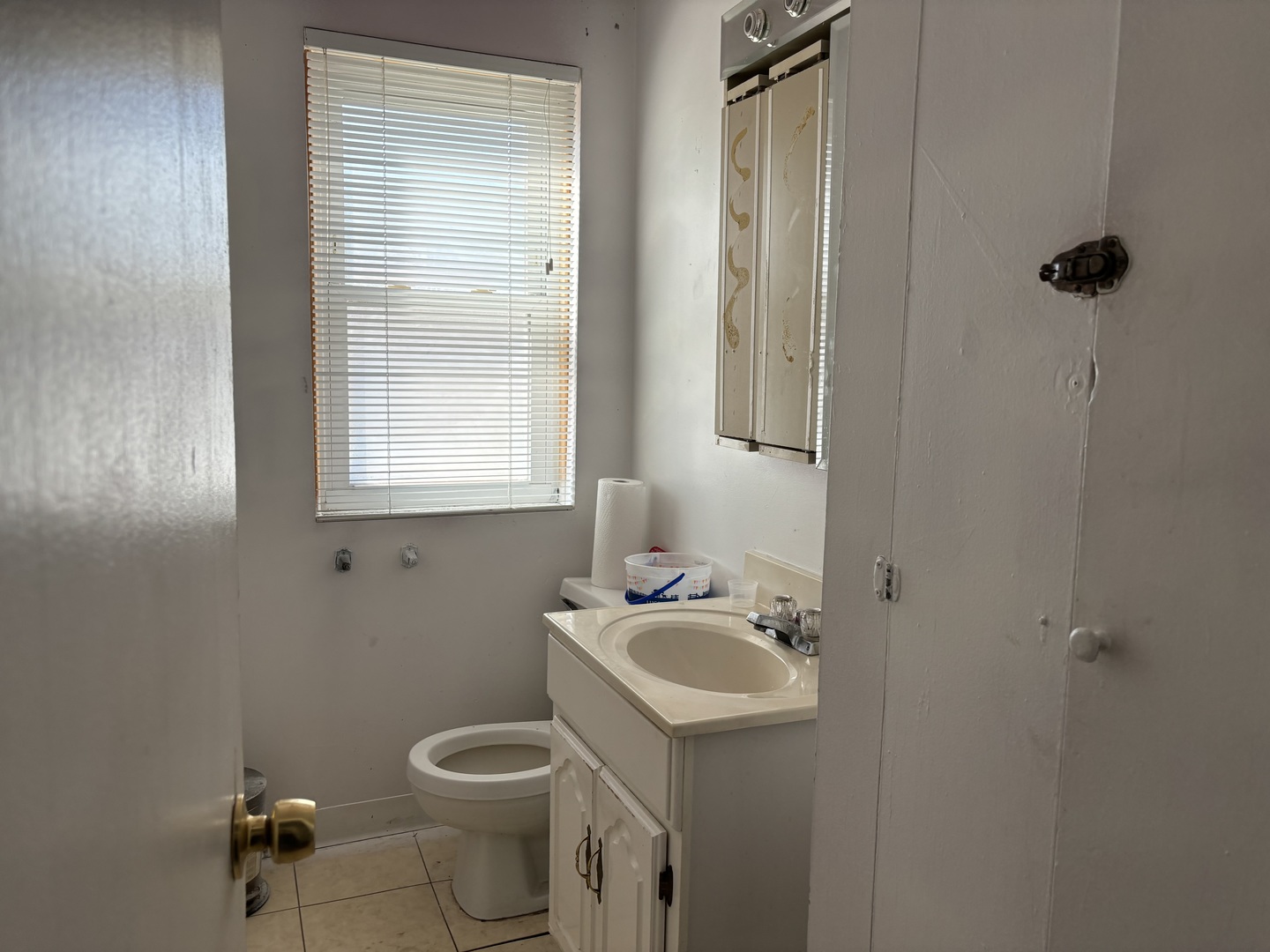 545 East 86th Street Chicago, IL 60619 - Photo 18 of 22 a bathroom with a sink toilet and a mirror