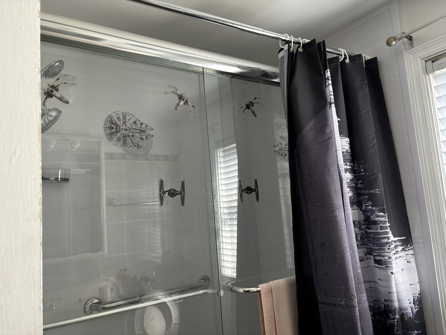 545 East 86th Street Chicago, IL 60619 - Photo 19 of 22 a bathroom with a shower and a glass door