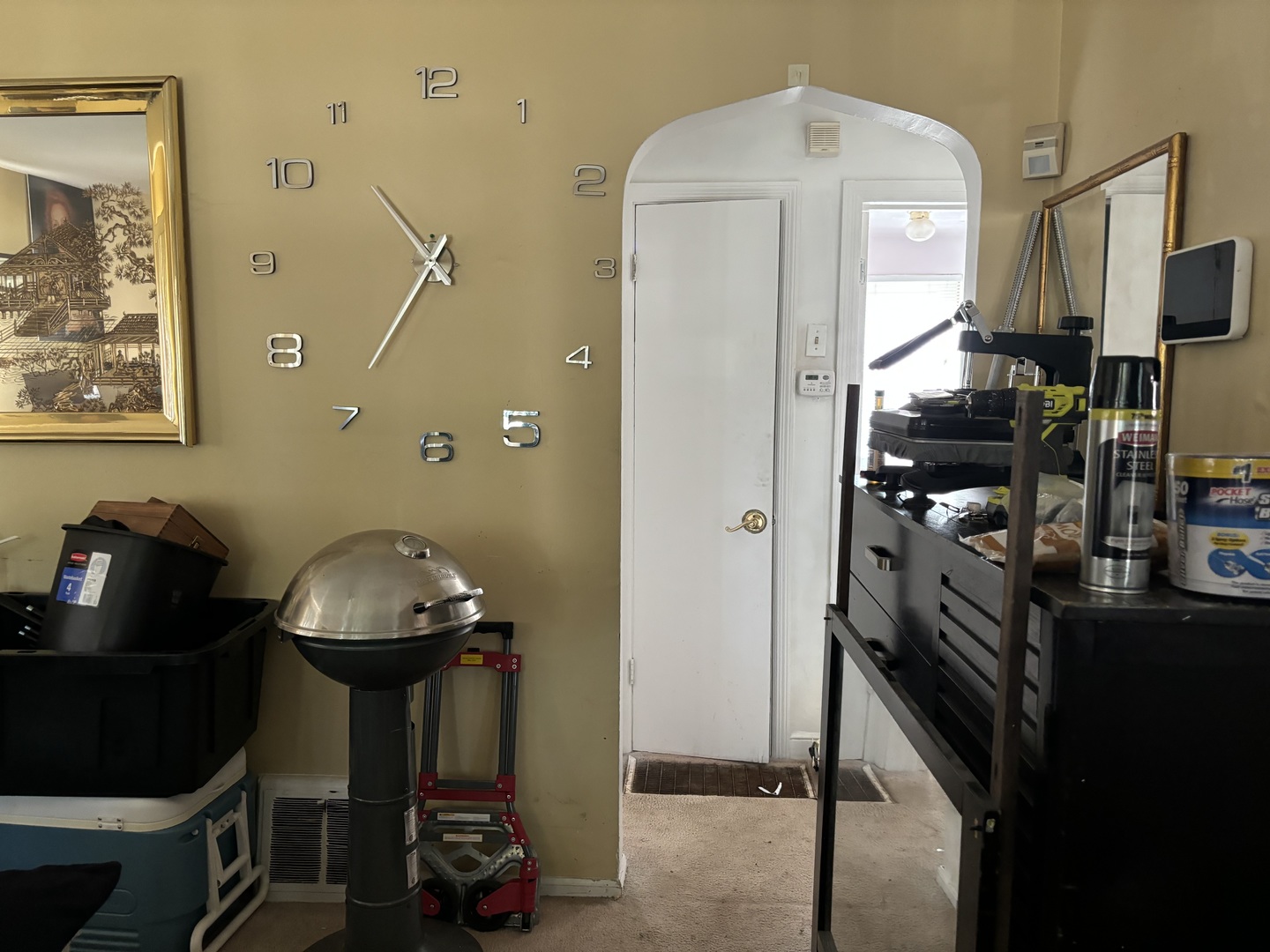 545 East 86th Street Chicago, IL 60619 - Photo 5 of 22 a bathroom with a sink a toilet and mirror