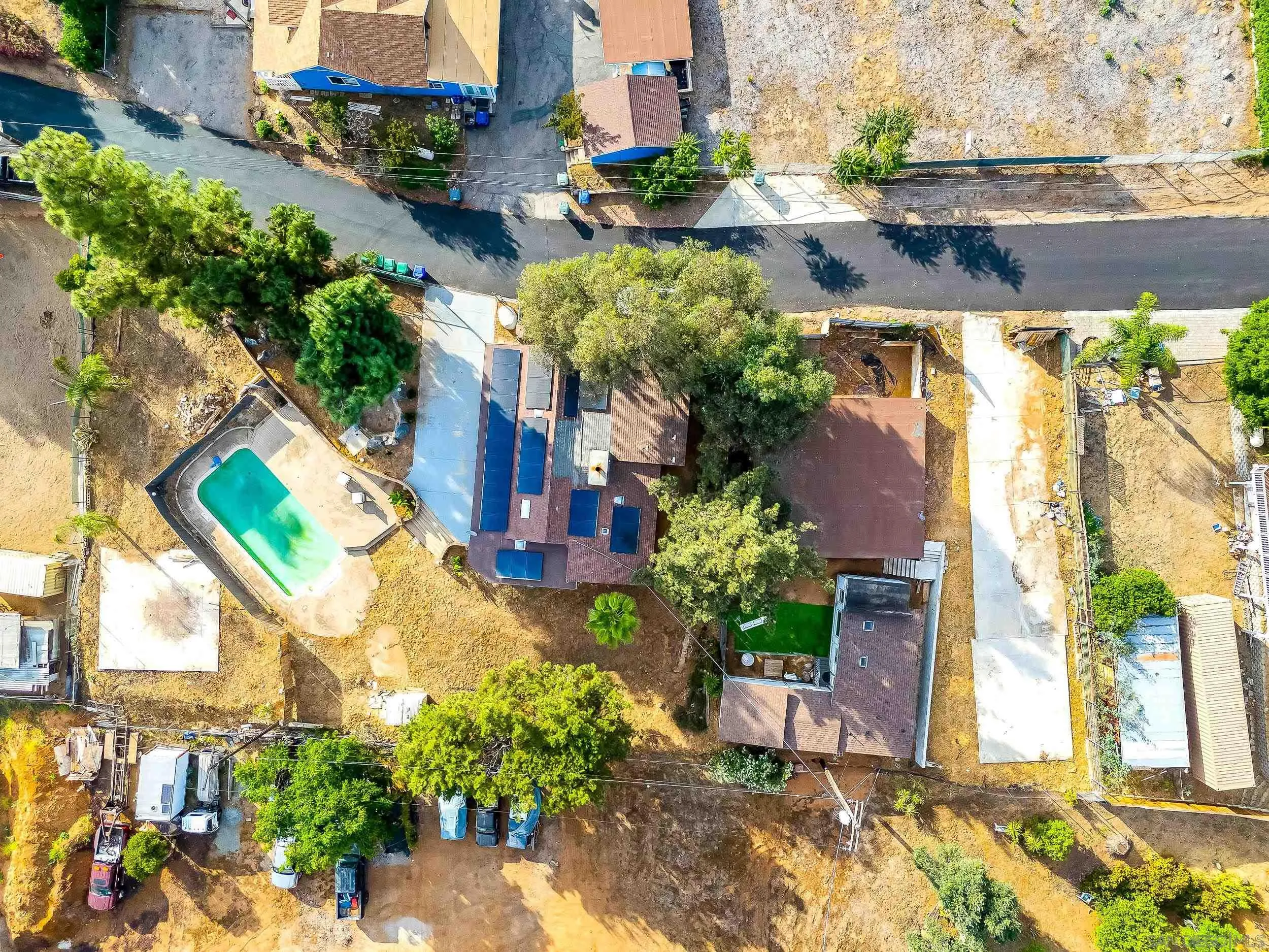 12049 Coping Place Lakeside, CA 92040 - Photo 35 of 36 a view of a back yard of the house
