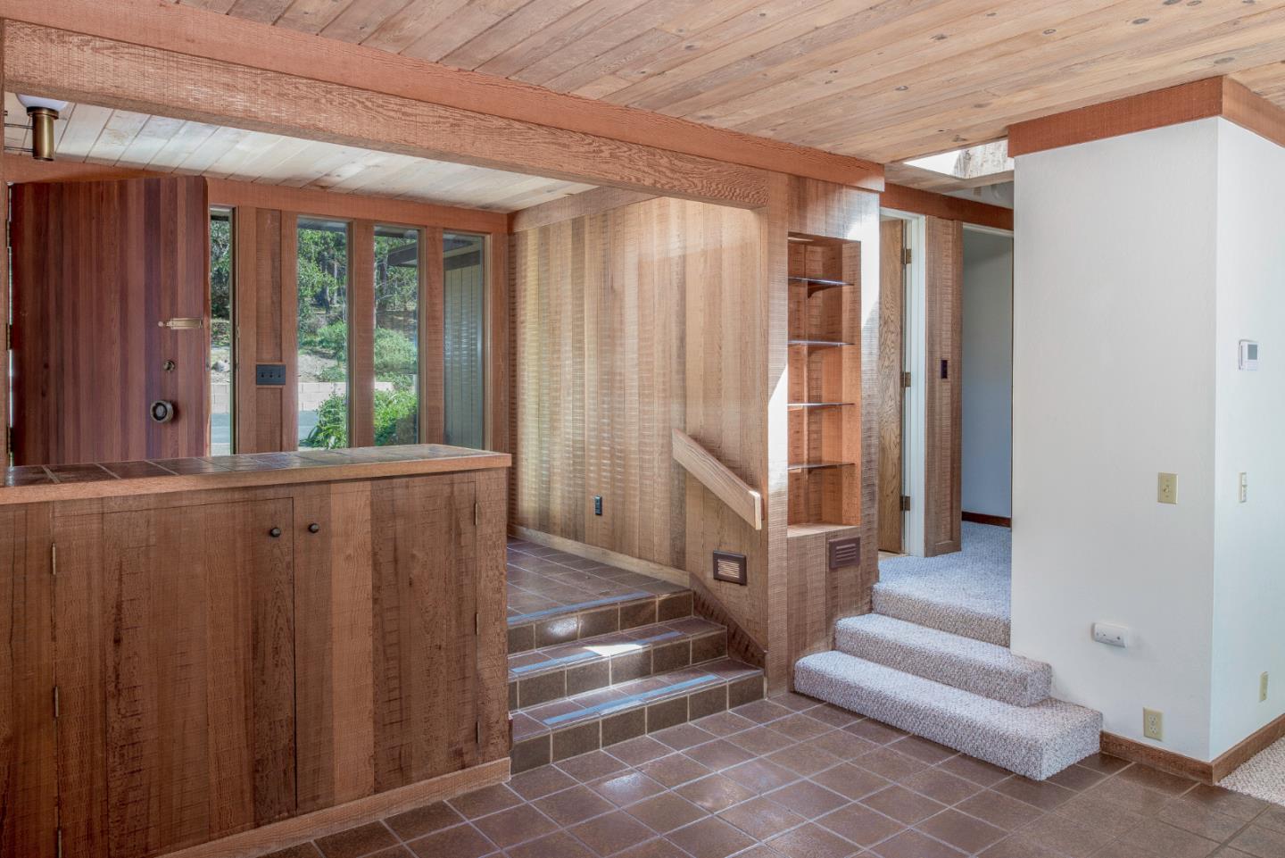 1280 Viscaino Road Pebble Beach, CA 93953 - Photo 22 of 48 a view of entryway with stairs and furniture