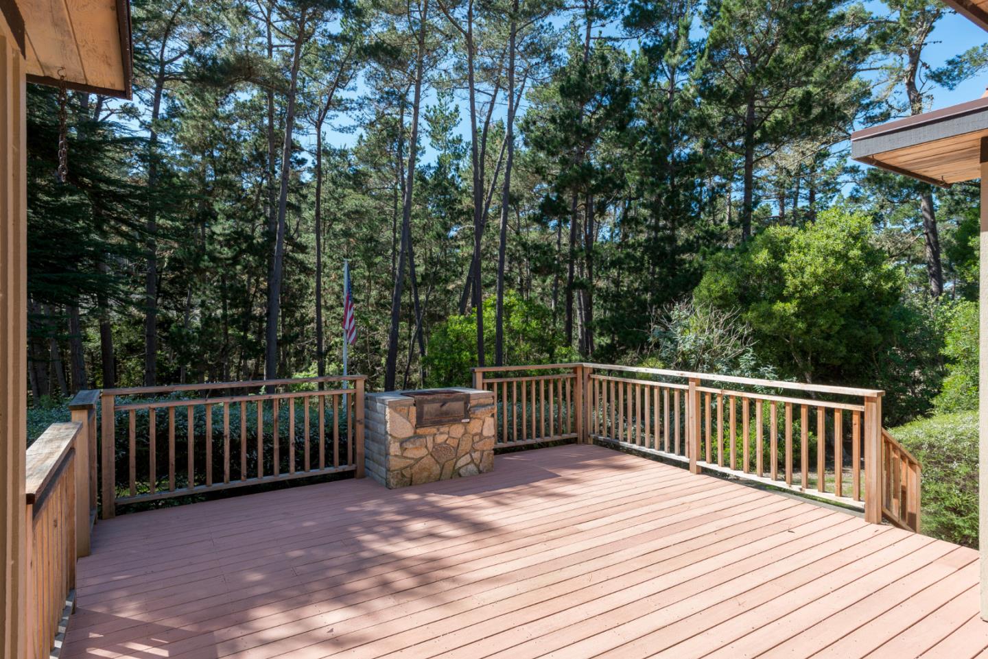 1280 Viscaino Road Pebble Beach, CA 93953 - Photo 23 of 48 a view of a wooden deck