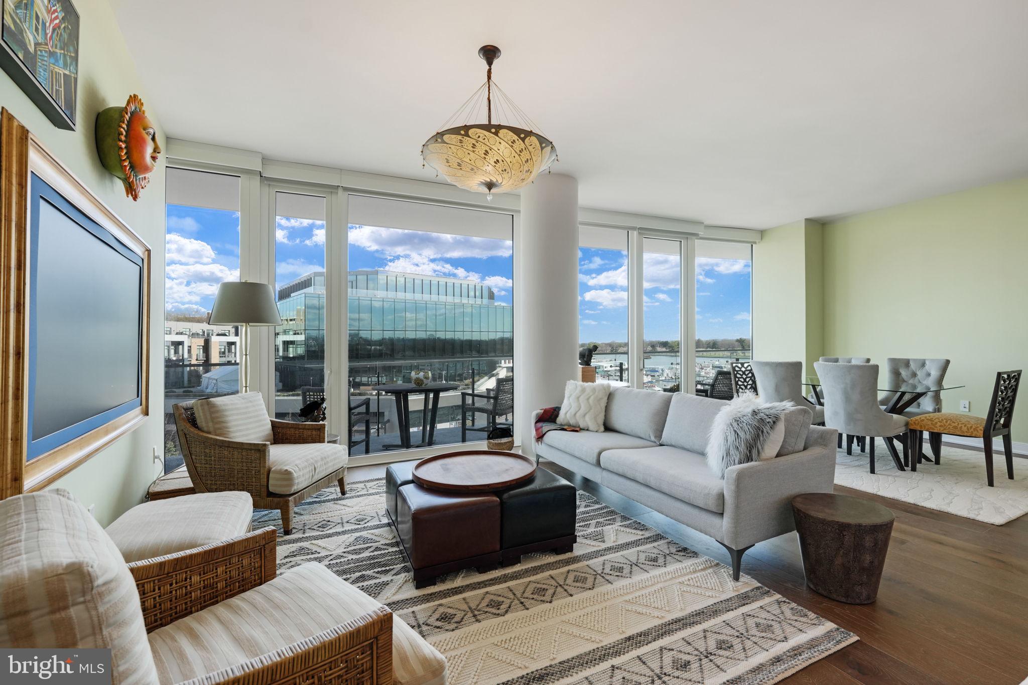 601 Wharf Street Southwest, Unit 402 Washington, DC 20024 - Photo 12 of 67 Living Space into Dining Space